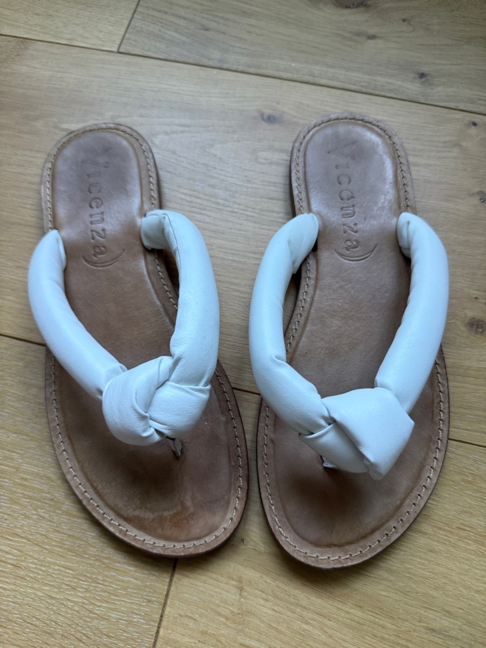 Free People Piper Puffer Thong Sandals